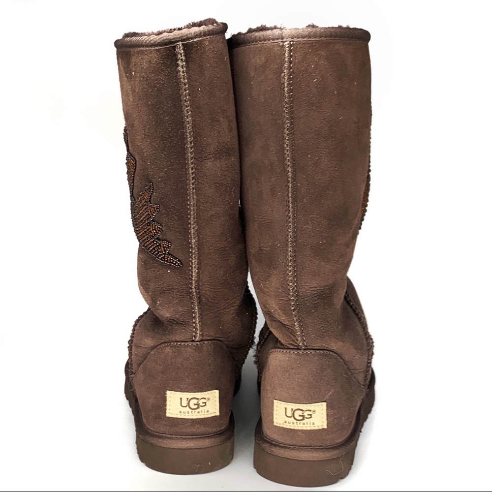 Custom Hand Beaded Classic Tall Uggs - Picture 2 of 5